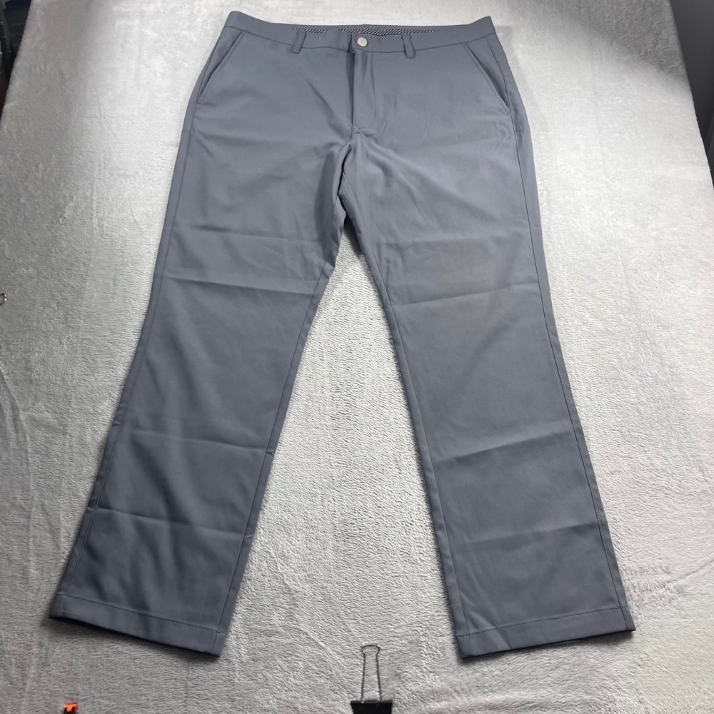 Bonobos Golf Mens 38x32 Straight Leg Pants Grey Performance Trousers